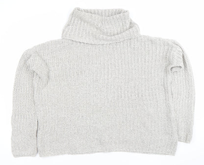Womens UK Size 12 Onfire Grey Pullover Jumper