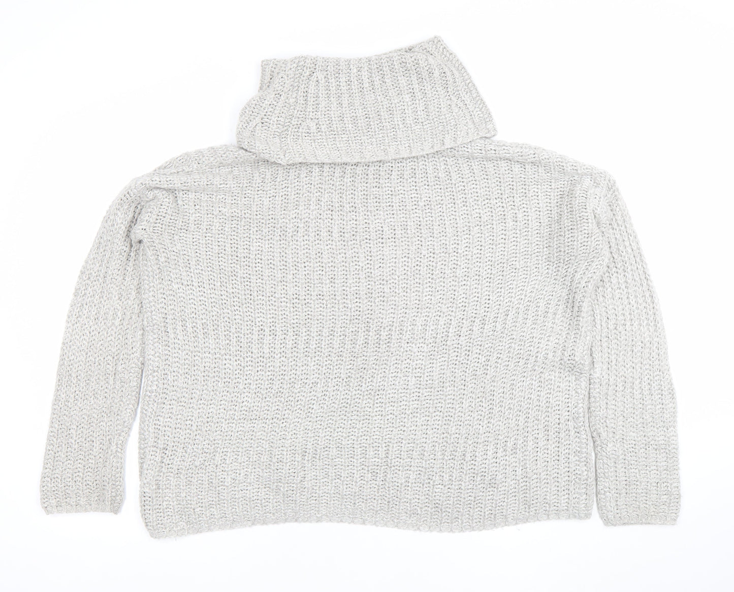 Womens UK Size 12 Onfire Grey Pullover Jumper