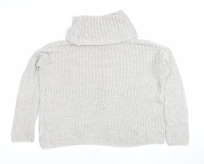 Womens UK Size 12 Onfire Grey Pullover Jumper