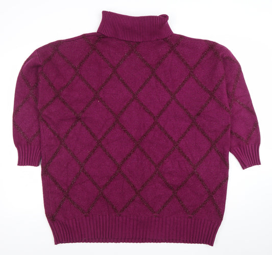 Womens UK Size XL NEXT Purple Pullover Jumper