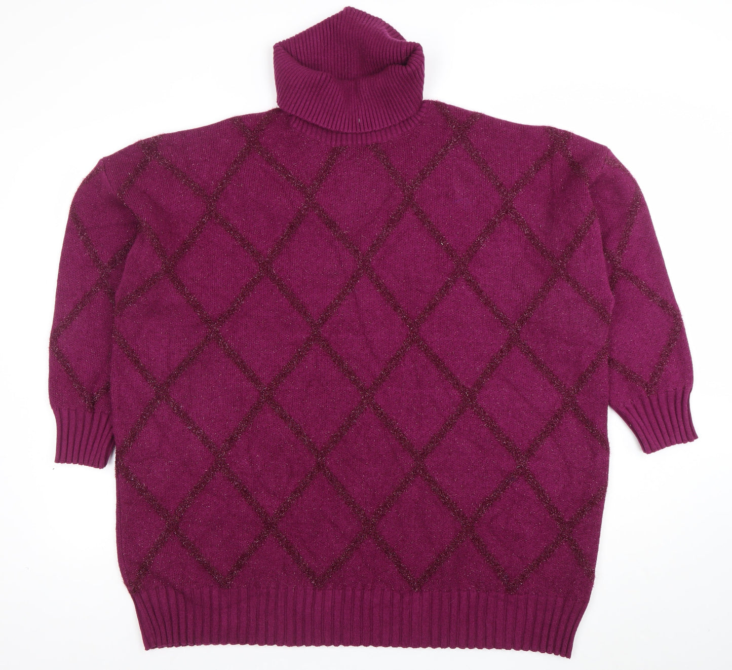 Womens UK Size XL NEXT Purple Pullover Jumper