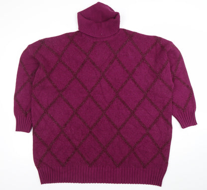 Womens UK Size XL NEXT Purple Pullover Jumper