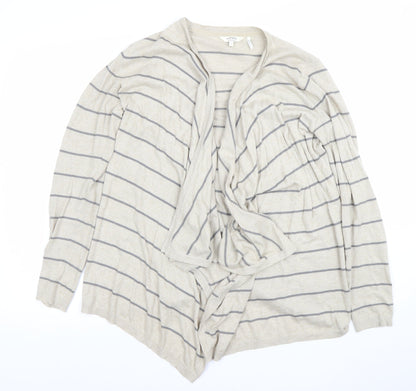 Womens UK Size 12 FatFace Beige Cardigan Jumper