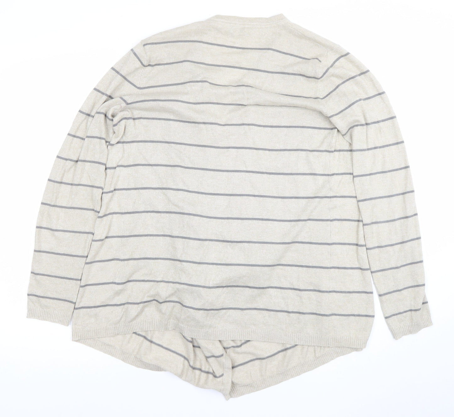Womens UK Size 12 FatFace Beige Cardigan Jumper