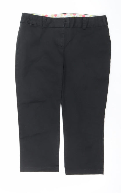 Womens UK Size 12 Boden Regular Fit Straight Black Jeans