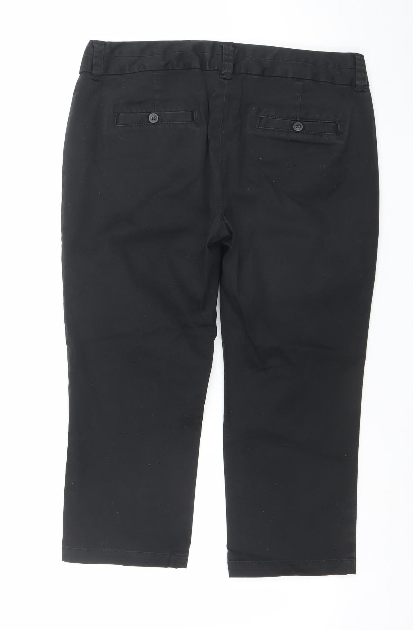 Womens UK Size 12 Boden Regular Fit Straight Black Jeans
