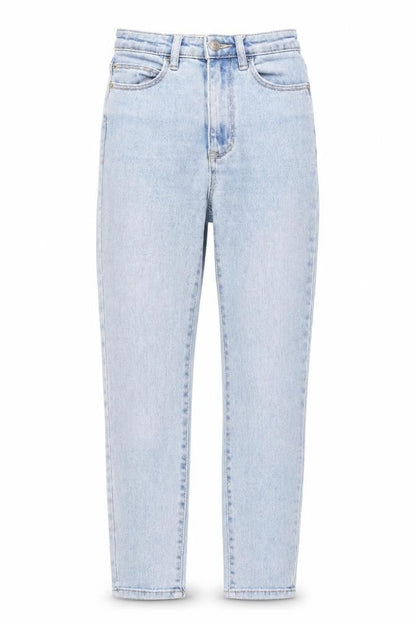 Womens UK Size 4 Stradivarius Regular Fit Mom Blue Jeans