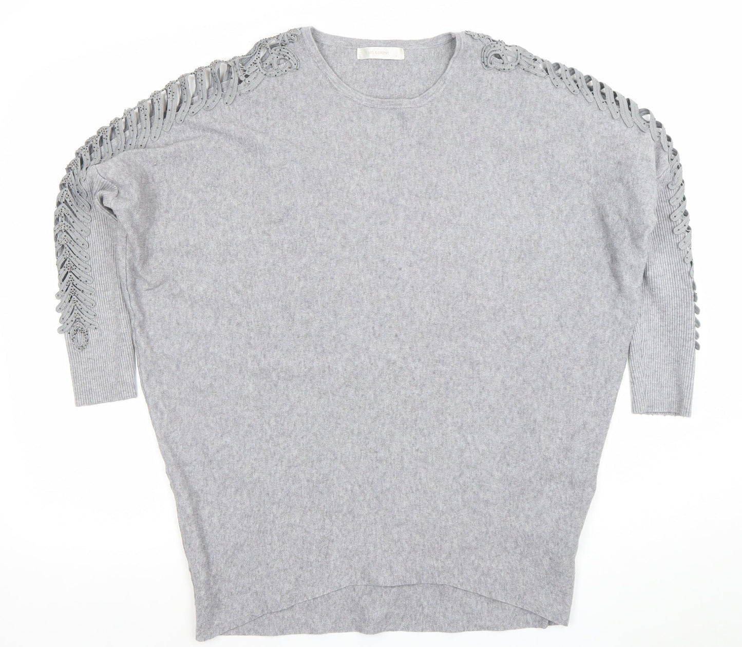 Womens UK Size One Size HC LOCRINE Grey Tunic Blouse