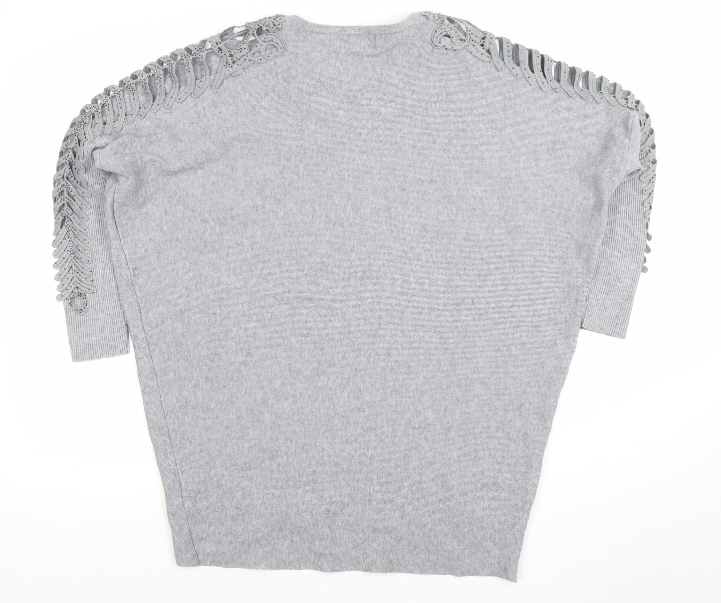 Womens UK Size One Size HC LOCRINE Grey Tunic Blouse
