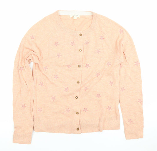 Womens UK Size 6 White Stuff Pink Cardigan Jumper