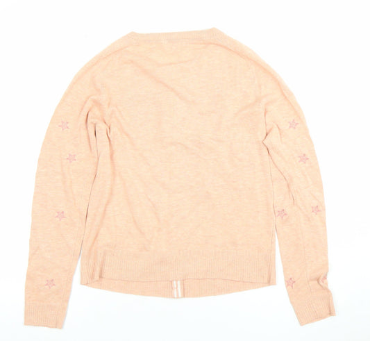 Womens UK Size 6 White Stuff Pink Cardigan Jumper