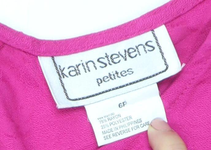 Womens UK Size 6 Karin Stevens Sheath Dress