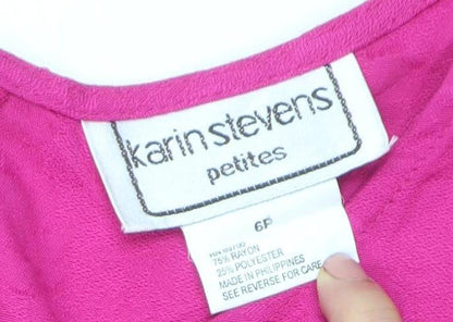 Womens UK Size 6 Karin Stevens Sheath Dress