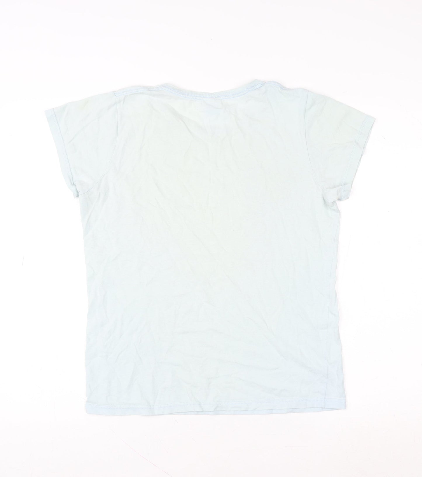 Womens UK Size M Gildan White Basic T-Shirt