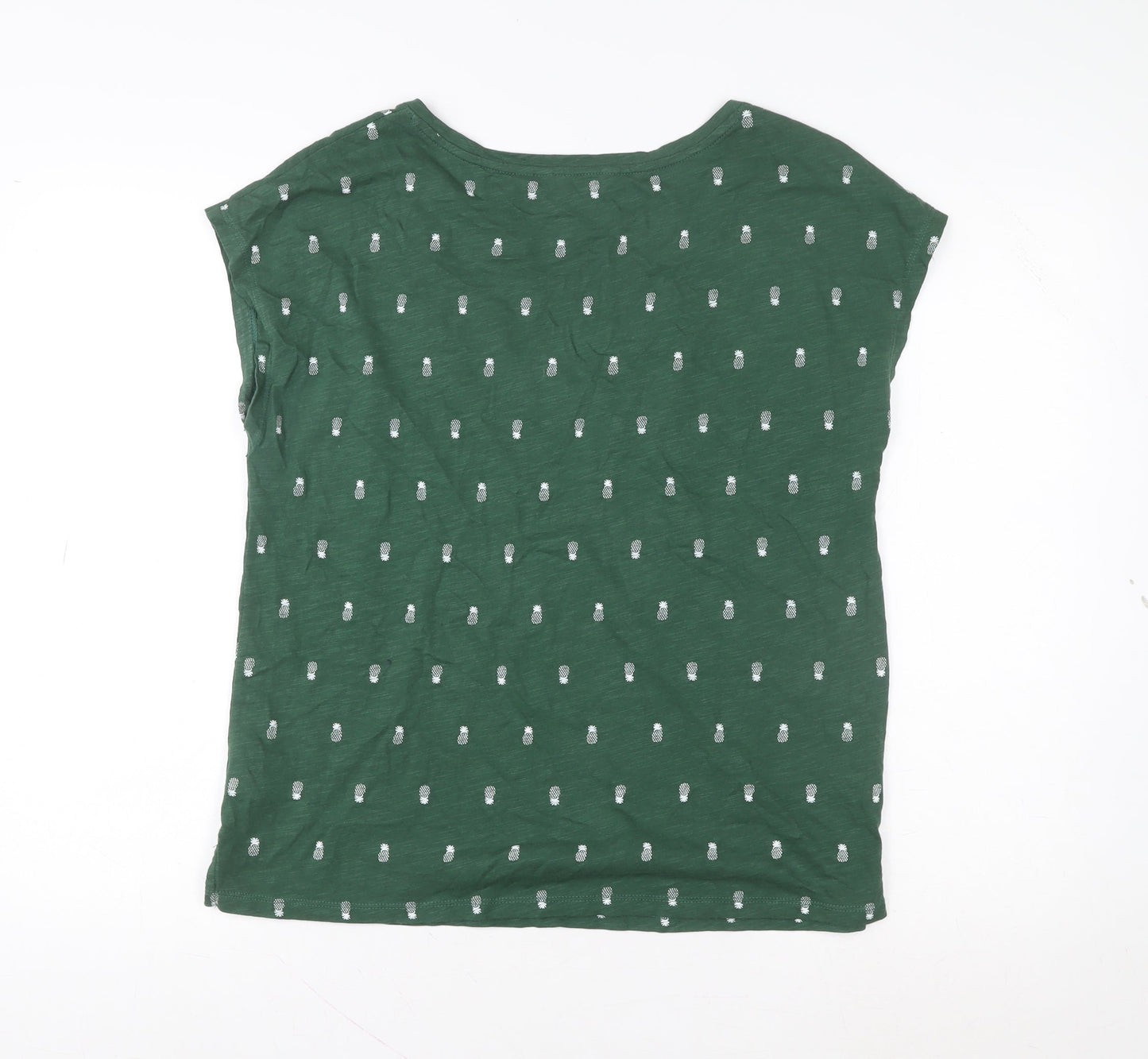 Womens UK Size M Boden Green Basic T-Shirt