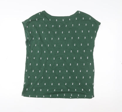 Womens UK Size M Boden Green Basic T-Shirt