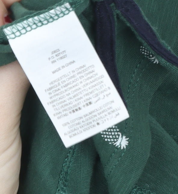 Womens UK Size M Boden Green Basic T-Shirt