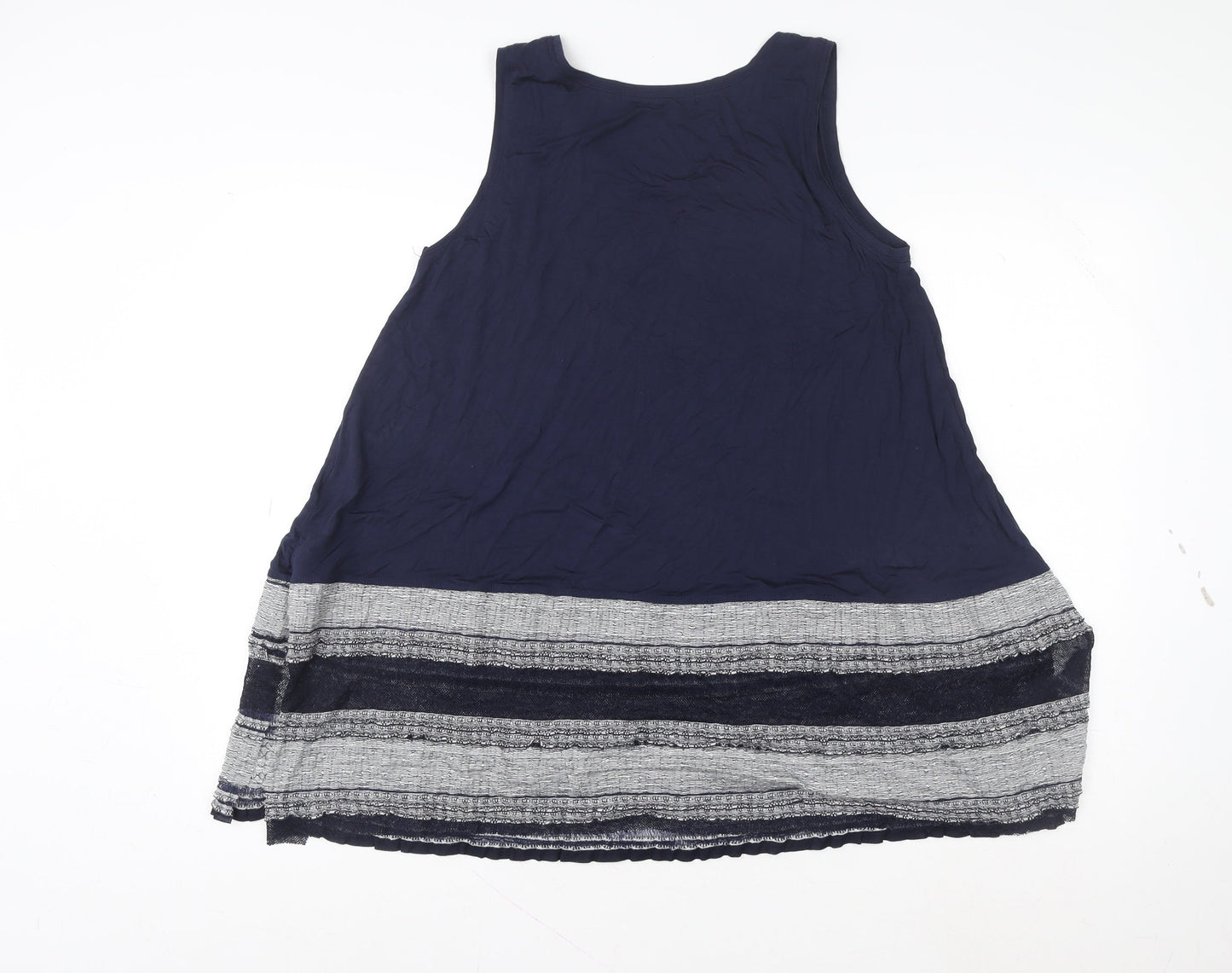 Womens UK Size S Bohemia Blue Tunic Tank