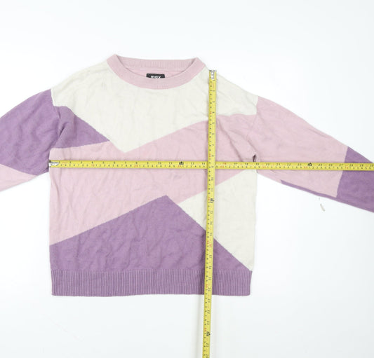 Womens UK Size 14 Max Purple Pullover Jumper