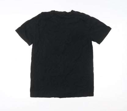Womens UK Size S True Religion Black Basic T-Shirt