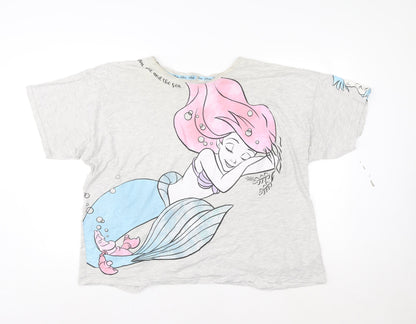 Disney Ariel Grey T-Shirt Nightshirt Women’s Size 16-18 by George