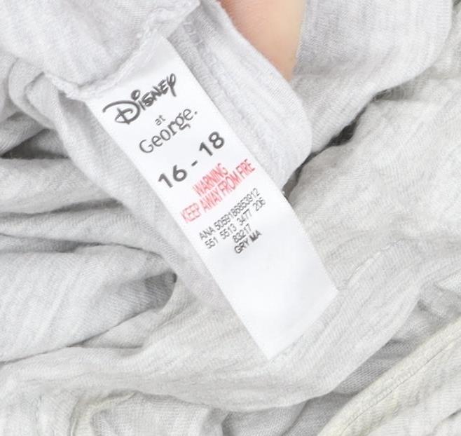 Disney Ariel Grey T-Shirt Nightshirt Women’s Size 16-18 by George