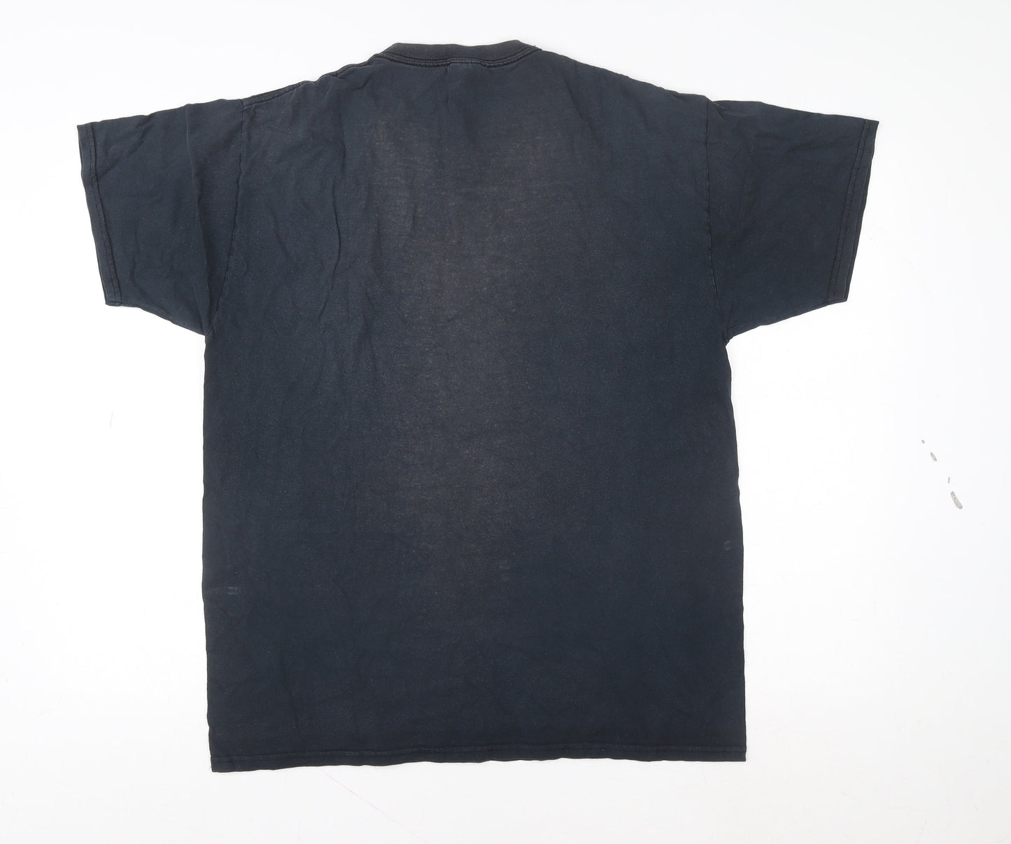 Mens UK Size L Fruit of the Loom Black  T-Shirt