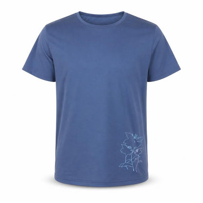 Front view of Peter Storm boys’ blue short sleeve crew neck polyester active t-shirt 10 years