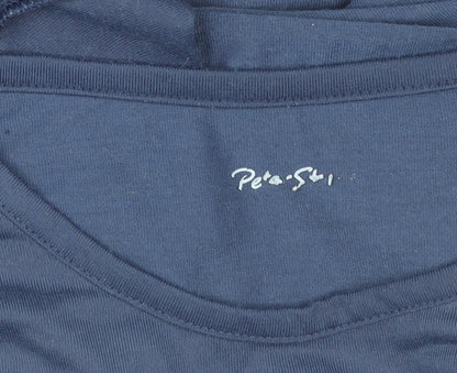 Peter Storm Boys Blue Short Sleeve Crew Neck Polyester Active T-Shirt 10 Years