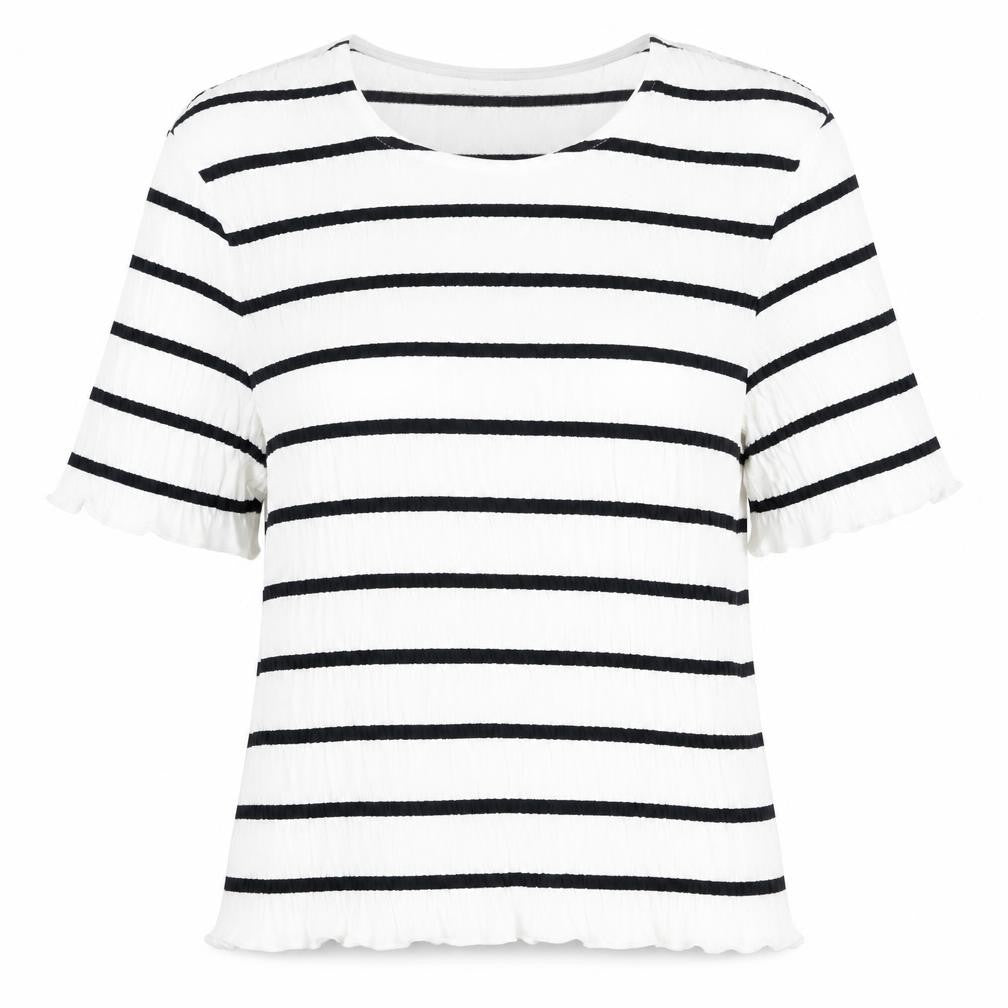 Womens UK Size 8 Miss Selfridge White Basic T-Shirt