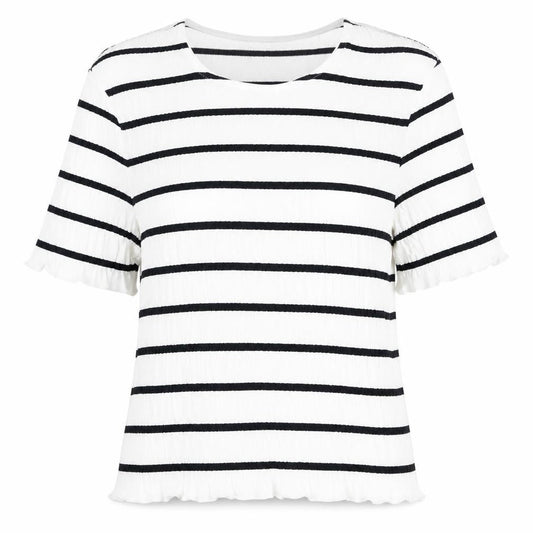 Womens UK Size 8 Miss Selfridge White Basic T-Shirt