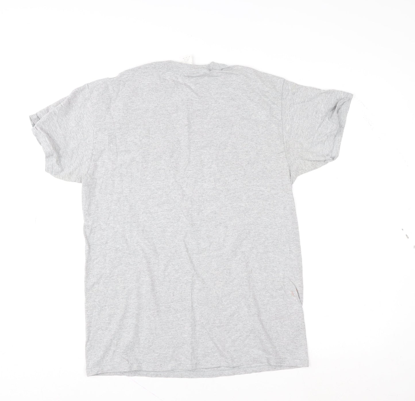 Womens UK Size M Gildan Grey Basic T-Shirt