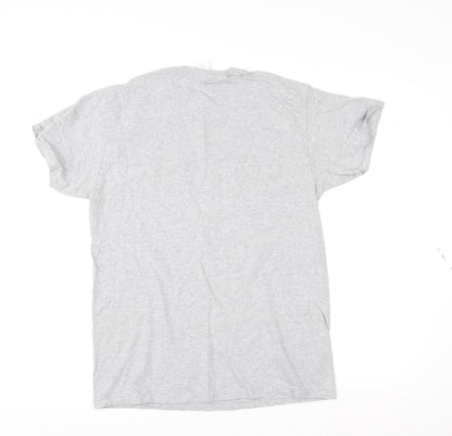 Womens UK Size M Gildan Grey Basic T-Shirt
