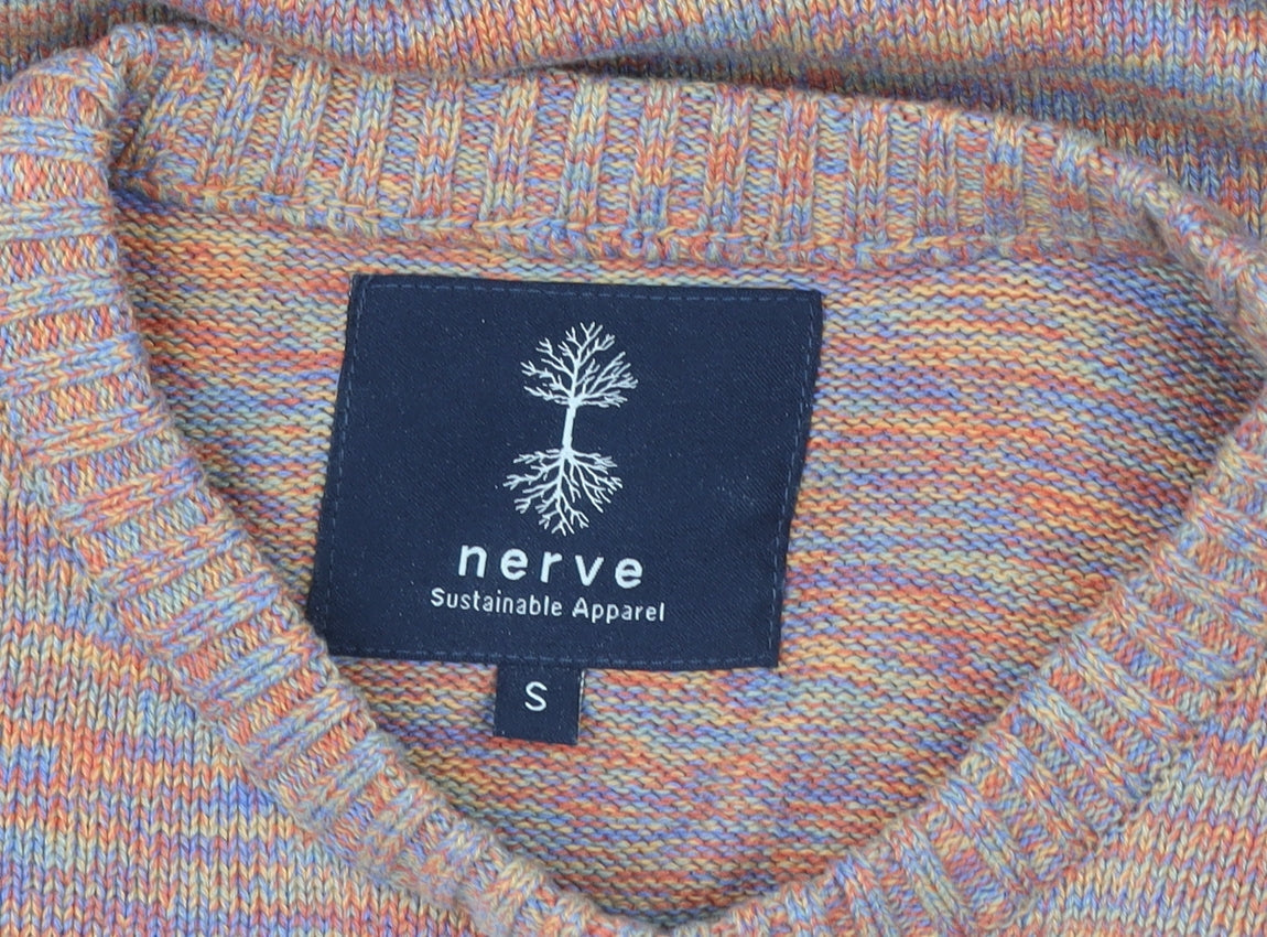 Womens UK Size S Nerve Sustainable Apparel Multicoloured Pullover Sweatshirt