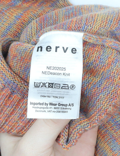 Womens UK Size S Nerve Sustainable Apparel Multicoloured Pullover Sweatshirt