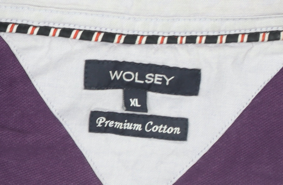 Mens UK Size XL Wolsey 100% Cotton Polo Shirt