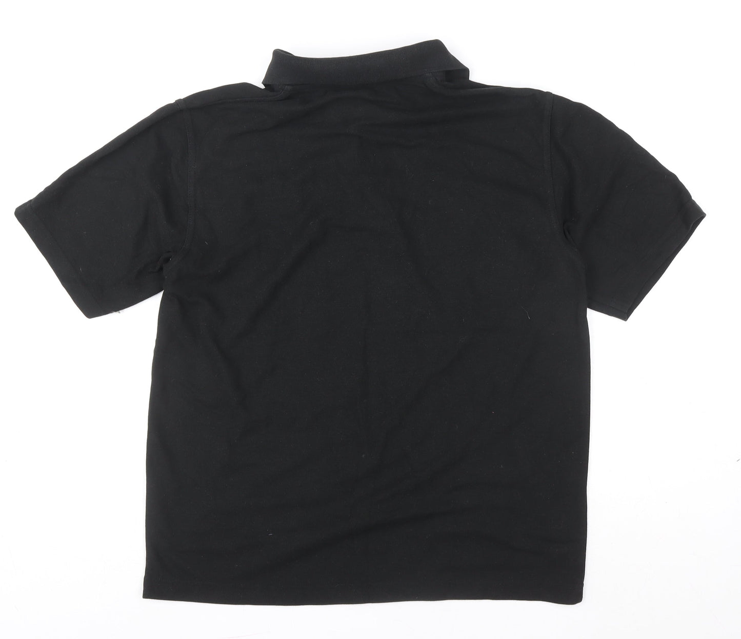 Alsico Men's Black Short Sleeve Work Polo Shirt L With DHL Logo