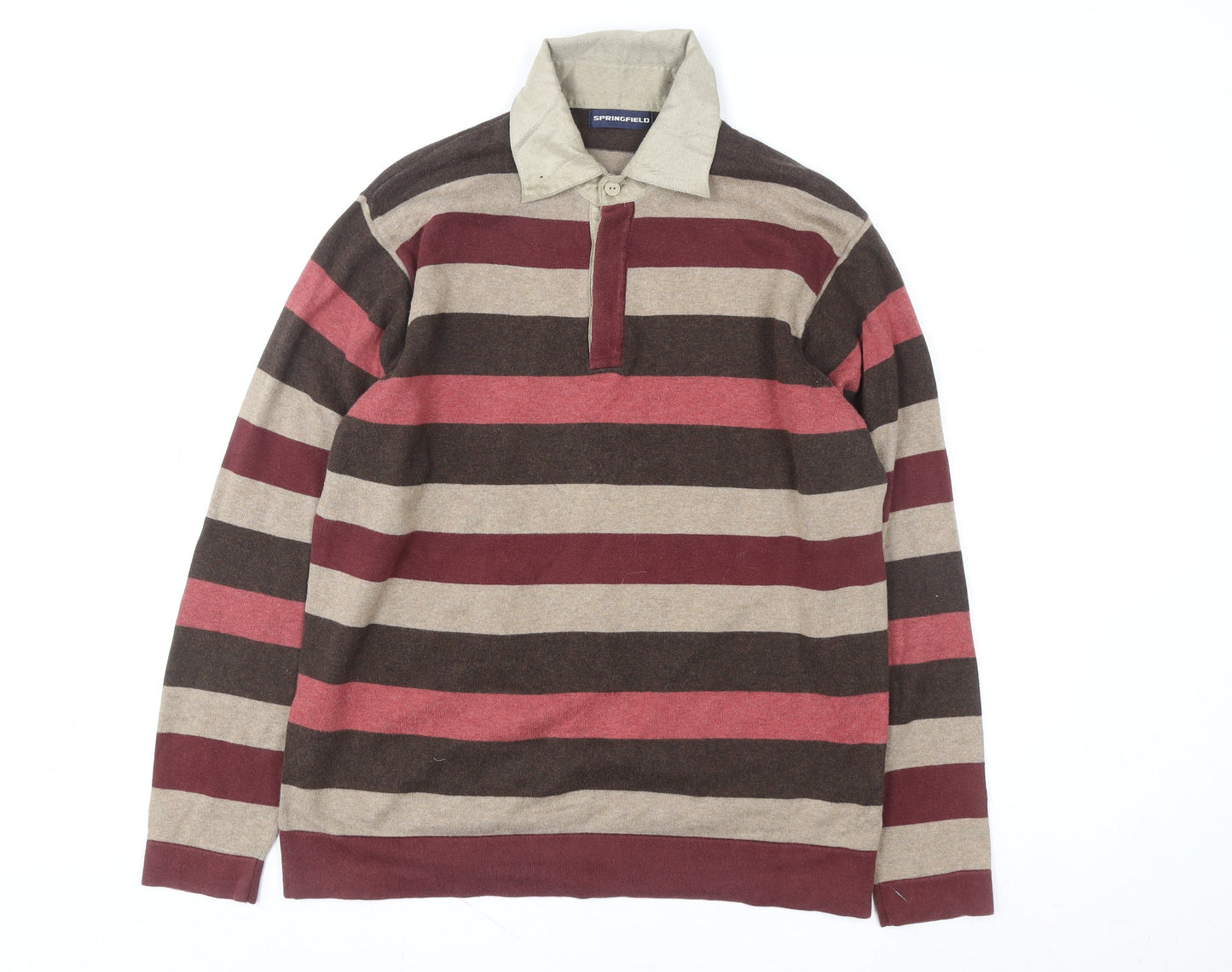 Mens UK Size S Springfield Cotton Polo Shirt