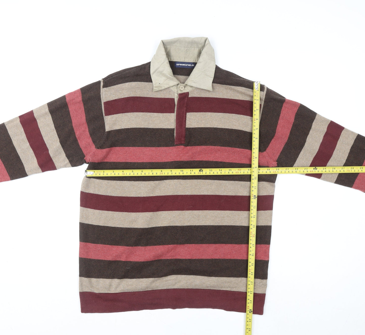 Mens UK Size S Springfield Cotton Polo Shirt