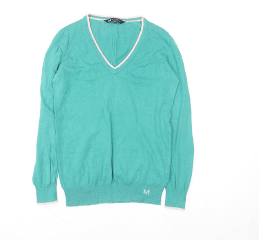 Womens UK Size 8 Crew Clothing Company Green Pullover Sweatshirt