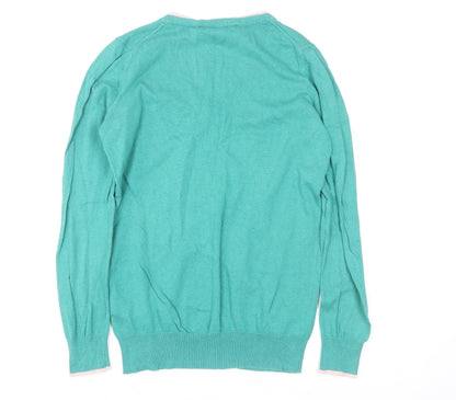 Womens UK Size 8 Crew Clothing Company Green Pullover Sweatshirt