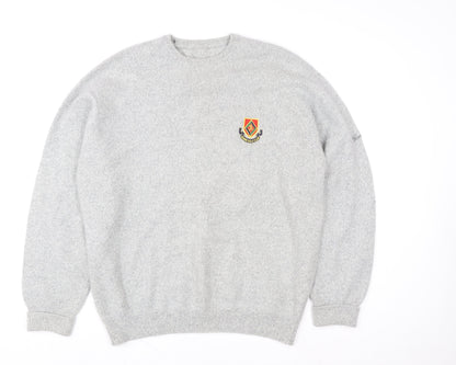 Pringle Men’s Grey Wool Angora Crew Neck Pullover Jumper L