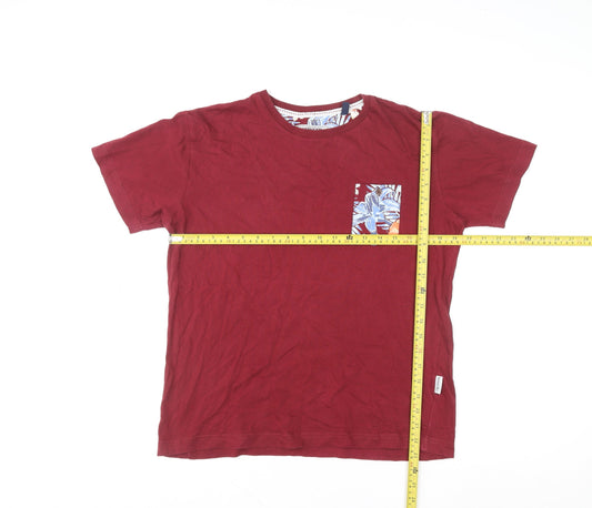 Boys UK Size XL HYWR Red Basic T-Shirt
