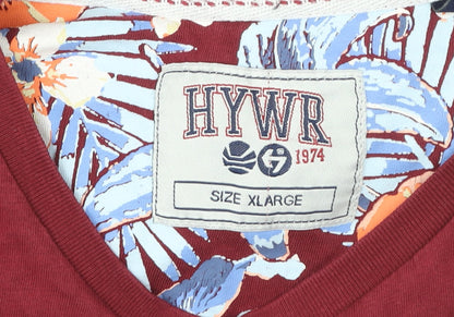 Boys UK Size XL HYWR Red Basic T-Shirt