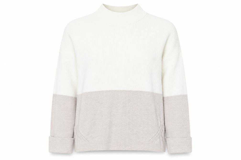 Womens UK Size S Paul Costelloe Living Beige Pullover Sweatshirt