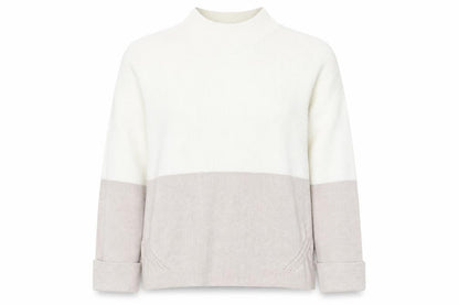 Womens UK Size S Paul Costelloe Living Beige Pullover Sweatshirt