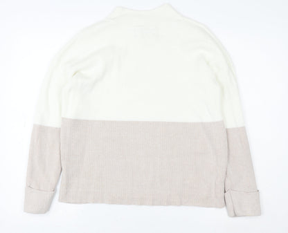 Womens UK Size S Paul Costelloe Living Beige Pullover Sweatshirt