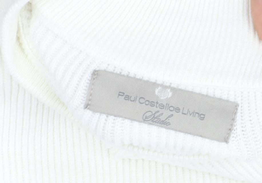 Womens UK Size S Paul Costelloe Living Beige Pullover Sweatshirt