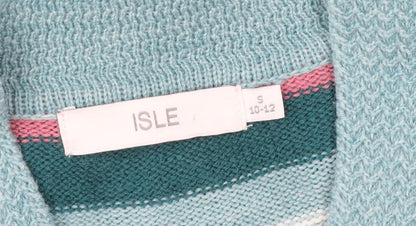 Womens UK Size S ISLE Multicoloured Pullover Jumper
