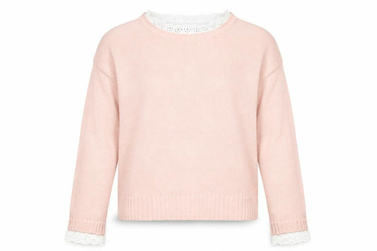 Womens UK Size S Brave Soul Pink Pullover Jumper